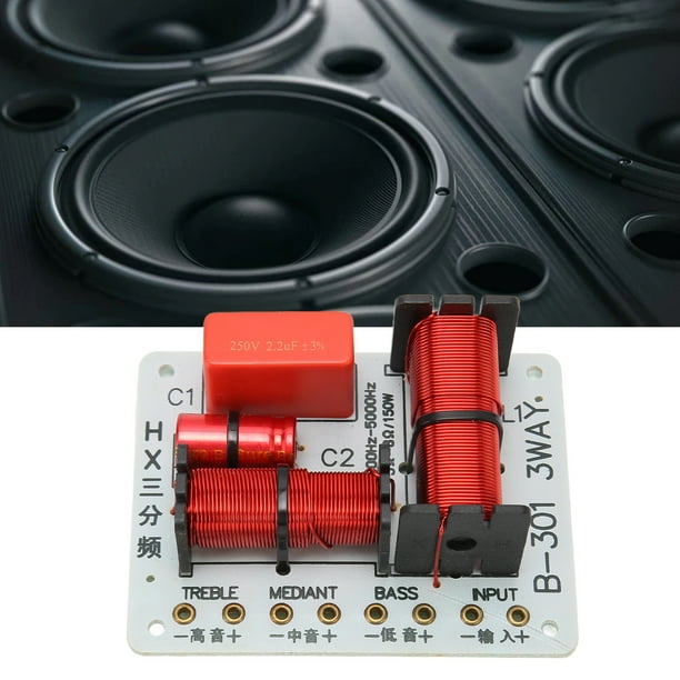Divisor De Frecuencia De Altavoz, 3 Vías Profesional Mejora La Del Sonido Placa PCB 150W Cruce De Altavoz Para Altavoz DIY