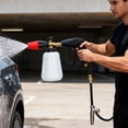 thumbnail image 2 of Foam Cannon For Pressure Washer Kit, 5 Power Washer Sprayer Nozzles, High Pressure Washer Sprayer, PA Foam Sprayer Car Wash Sprayer, Quick Connect, 2 Wash Mitts, Aluminum Copper, 11.8 In / 30 cm, 2 of 5