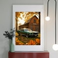 thumbnail image 2 of Diamond Art Kit for Adults, Green Classic Car Autumn Scene Diamond Painting for Adults Beginners, 5D DIY Diamond Art Painting Kits, Colorful Diamond Painting Craft for Home Decor 12x16, 2 of 7