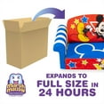thumbnail image 2 of Marshmallow Furniture 2Pk Kids 2-in-1 Flip Open Foam Sofa Bed, Mickey Mouse, 2 of 12