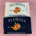 thumbnail image 2 of Embroidered Florida Orange Blossom State Sweatshirt, 2 of 2