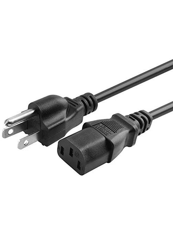 YUSTDA AC Power Cord Cable Plug for Panasonic TV Television Plasma Monitor TH42PX500U, TH42PX500UA, TH42PX50U, TH42PX50UA, TH42PX600U, TH42PX60U, TH42PX6U, TH42PX75U, TH42PX77U, TH42XVS30