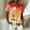 #001#-Red, variant on V Neck Hawaiian T Shirts for Women Dressy Boho Short Sleeve V Neck Shirts Button Down Tropical Holiday Beach Blouses Yellow L