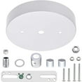 thumbnail image 1 of KAKOWELY 1 Set Ceiling Cover Plate Light Fixture Mounting Bracket Light Accessory,5.12X"X5.12"X0.98", 1 of 5