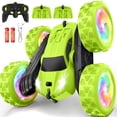 thumbnail image 1 of Coche teledirigido FDCTR Stunt, 2,4 GHz, 360°, voltea a doble cara, verde, 1 of 7