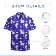 thumbnail image 7 of High Quality Hawaiian Shirts for Men Short Sleeve Aloha Beach Shirt Floral Summer Casual Button Down Shirts Blouses EEQOAC, 7 of 7