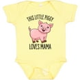 thumbnail image 3 of Inktastic This Little Piggy Loves Mama- cute Boys or Girls Baby Bodysuit, 3 of 5