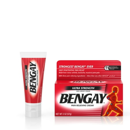 Ultra Strength Bengay Pain Relief Cream, 2 oz