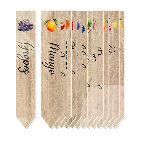 14 Pieces Reusable Garden Markers Weather Plant Labels Stakes For Seedling Identification Vegetable Signs