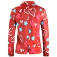 thumbnail image 4 of Tiweut Mens Floral Blazer Jacket Valentine's Day Paisley Tuxedo Suit Party Dress Coat,Red, 4 of 9