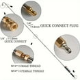 thumbnail image 6 of Cetilox 4000 PSI Gutter Cleaning Kit - 7-Piece High-Pressure Wand with Nozzles & Retractable Pole - Brass-Stainless Steel, 6 of 6