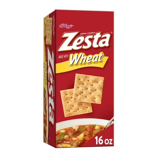 Kellogg's Zesta Saltine Crackers, Wheat, 16 Oz, Box