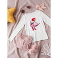 thumbnail image 3 of Bird With Santa Hat Long Sleeve Toddler -Image by Shutterstock,  3 Toddler, 3 of 4