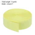 thumbnail image 2 of Elastic Bands for Sewing 1"(2.5cm) 5 Yard Light Yellow Knit Elastic Spool for Wigs, Waistband, Pants, 2 of 6