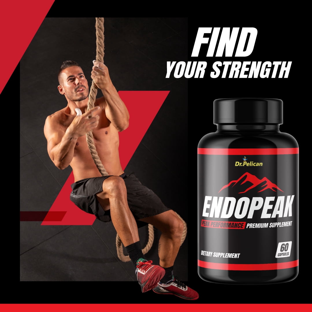 Endopeak- Bodybuilding & Weight Support- 60 Capsules- Dr. Pelican
