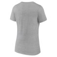 thumbnail image 3 of Women's Heather Gray New York Yankees Core Wahconah V-Neck T-Shirt, 3 of 3