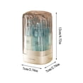 thumbnail image 3 of Travel Toiletries Refillable Bottles Set with Storage Case Blue Leak Proof Empty Lotion Bottles for Business Trips Vacations Home and Outdoor Use One Storage Case Four Pack, 3 of 7