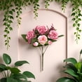 thumbnail image 4 of Vintage Artificial Peonies Silk Flowers and Hydrangeas for Wedding Bridal Home Décor – Beautiful Floral Centerpiece Arrangement Decoration, Dining Table Centerpieces Party Decor(Orange,13.4x8"), 4 of 9