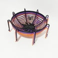 thumbnail image 3 of Halloween Decor Spider Web Bowl Fruit Plate Candy Biscuit Package Basket Bowl, 3 of 4