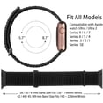 thumbnail image 3 of WILLED Soft And Breathable Sport Nylon Loop Strap Compatible with Apple Watch Bands 38MM 40MM 41MM 42MM 44MM 45MM 49MM, Women Men Adjustable Straps for IWatch Series SE 9/8/7/6/5/4/3/2/1 Ultra, 3 of 7