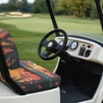 thumbnail image 3 of Garronmavis Palm Tree Haweii Universal Golf Cart Seat Covers for All Weather Soft Polyester Split Backrest Front Seat Cover Smooth and Simple Universal Interior Accessiores, 3 of 6