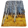 thumbnail image 2 of PKQWTM Birch Tree of Life Autumn Birch Grove among Orange Grass Book Cover Book Protector Book Sleeve Book Pouch Book Bag 6x9 inch, 2 of 4