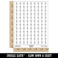 thumbnail image 2 of Magnifying Glass 200+ Round Stickers - White - Gloss Finish - 0.50" Size, 2 of 3