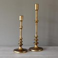 thumbnail image 6 of Park Hill Collection EAB00575 Cast Aluminum Classic Candle Stick Holder, Gold, Metal (Medium), 6 of 12