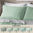 thumbnail image 5 of Mainstays Crinkle Pillow Sham, King, Light Green, 1 Pack, 5 of 8