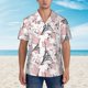 thumbnail image 2 of Fotbe Paris Camisa Hawaiana para Hombre Unisex – Camisa Casual de Verano con Botones de Manga Corta de Algodón y Lino,X-Large, 2 of 7