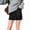 *Black, variant on VBVC Women's Sequin Ruffle Mini Skirt,Ladies High Waist Sparkly Tiered Glitter Skirt,Night Out Club Party Concert Skirt For Women,Silver,S-L