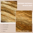 thumbnail image 3 of Gymax Luxury Faux Fur Throw Blanket w/ Reversible Design Couch Bed 84''x58'', 3 of 10