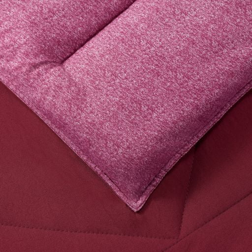 Serta Supersoft Washed Solid Reverse to Print 7-Piece Bed in a Bag, Queen