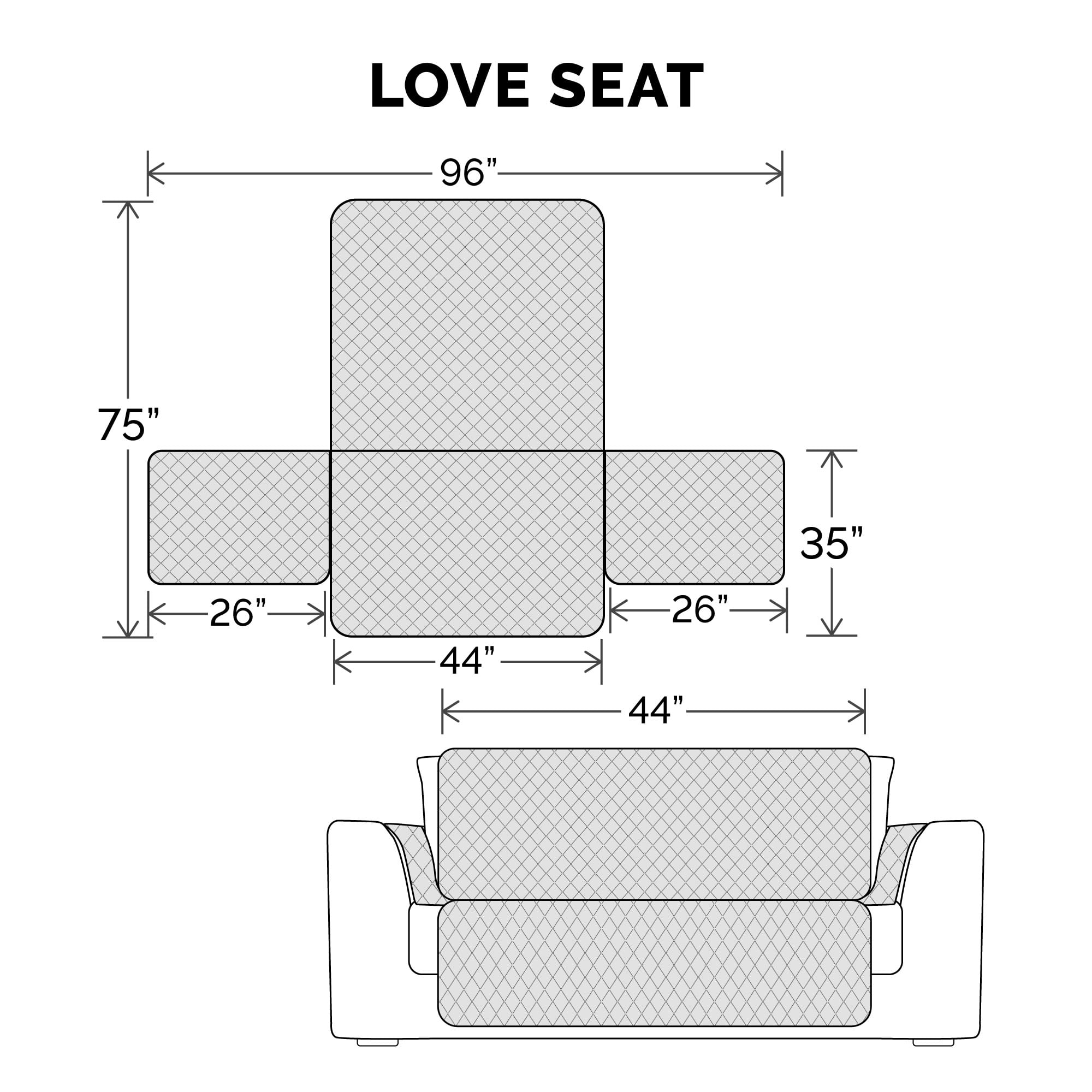 FurHaven Reversible Furniture Protector, Espresso, Sofa, 1 Count