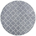 thumbnail image 4 of SAFAVIEH Chatham Jacob Geometric Quatrefoil Wool Runner Rug, Dark Grey/Ivory, 2'3" x 11', 4 of 10
