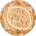 thumbnail image 1 of Ahgly Company Indoor Round Persian Orange Traditional Area Rugs, 5' Round, 1 of 1