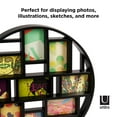 thumbnail image 5 of Umbra Luna 4"x6" Multi-Picture Collage Wall Picture Frame, 9 Opening, 5 of 14