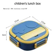 thumbnail image 3 of Outing Tableware 304 Portable Stainless Steel Lunch Box Baby Child Student Outdoor Camping Picnic Food Container Bento Box 2 grid-pink, 3 of 6
