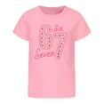 thumbnail image 4 of Youth Short Sleeve T-Shirt Everyday Casual Top with Graphic Print, Soft Round Neck Tee for Daily Wear and Play, Comfortable Shirt for Junior and Teens,Pink 130, 4 of 4