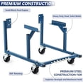 thumbnail image 5 of Ktaxon 1000LB Rolling Engine Cradle Stand for Ford, Steel Mobile Repair Mover, 5 of 9