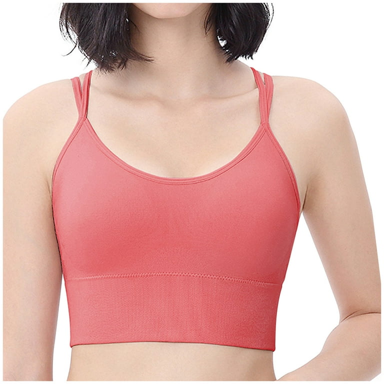 WQQZJJ Sports Bras For Women Ladies Sports Bras Shockproof Large Size No  Steel Rings Bra Woman's Yoga Fitness Bras For Women Gifts On Clearance 