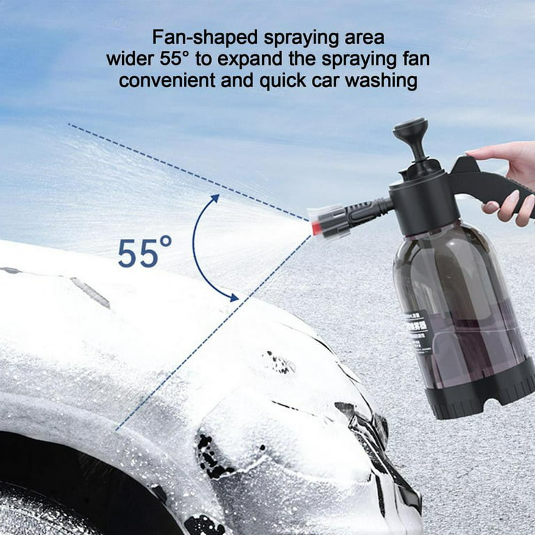 Tohuu Car Wash Foam Sprayer Car Washing Foam Sprayer Hand Pressurized Soap  Sprayer Manual Foam Cannon Car Wash intensely 