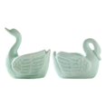 thumbnail image 4 of 2Pcs Ceramic Flowerpot Cartoon Swan Design Plant Pot Succulent Plant Holder, 4 of 6
