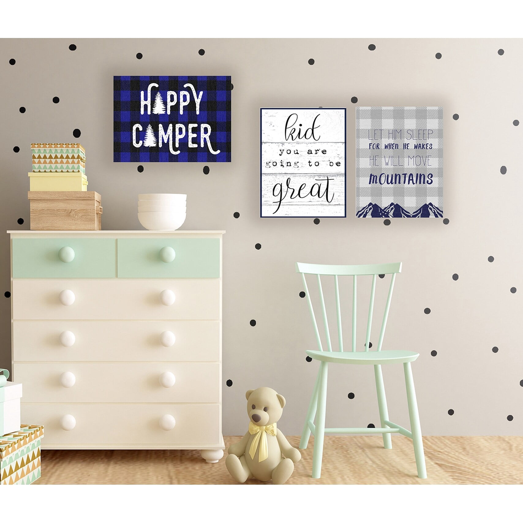 The Kids Room by Stupell Kid You Are Going To Be Great Typography Oversized Stretched Canvas Wall Art, 24 x 1.5 x 30