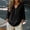 Black, variant on 3/4 Sleeve T Shirts for Women Womens Shirts Dressy Casual Daily T Shirts Peasant Tops for Women Business Casual Outfits Womens Linen Tunic Tops Vintage Tunic Womens Casual Tops Black L
