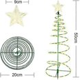 thumbnail image 5 of Artificial Solar Christmas Tree, Solar Outdoor Christmas Tree Decoration, Outdoor Solar Garden Lights,christmas Decoration Led Light Tree (color), 5 of 5