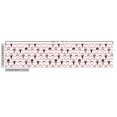 thumbnail image 3 of Ambesonne Ice Cream Fabric by the Yard Upholstery, Summer Desserts Zigzags, 3 Yards, Pale Pink and Dark Grey, 3 of 5
