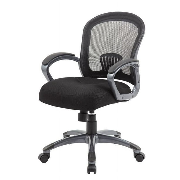 Boss Office Chaise de Travail en Maille Ergonomique en Noir