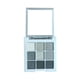 thumbnail image 1 of Paleta de sombras de ojos con brillo mate de 9 colores Paleta de sombras de ojos ahumadas de tonos fríos, 1 of 5