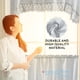 thumbnail image 3 of Cortinas American Linen Café para cocina y baño (gris), 3 of 7